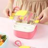 Cute Cartoon Lunch Box Children Stainless Steel Bento Box with Tableware Kids Portable Food Storage Container for Picnic School
