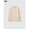 Uniqlo Футболка з коміром-стійкою з начосом, з довгим рукавом