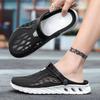 Fashion Half Platform Mules Male Slipper Beach Hole Men's Shoe Slides Adult Elegant Casual Fun Mascullino 2025 Style Summer Sale Trend