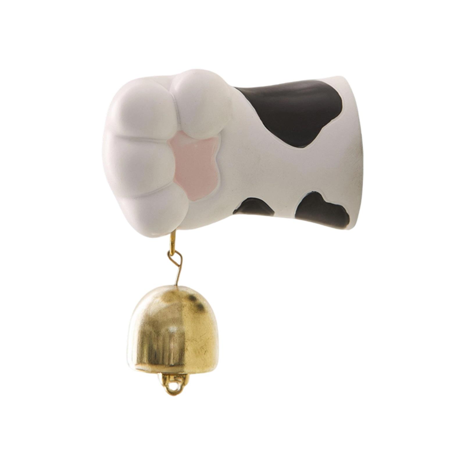 

Cute Cow & Doorbell - Creative Animal Door Decor With Push Button Chime, Fun Decorative Door Accessory For Room, Entryway & Living Room