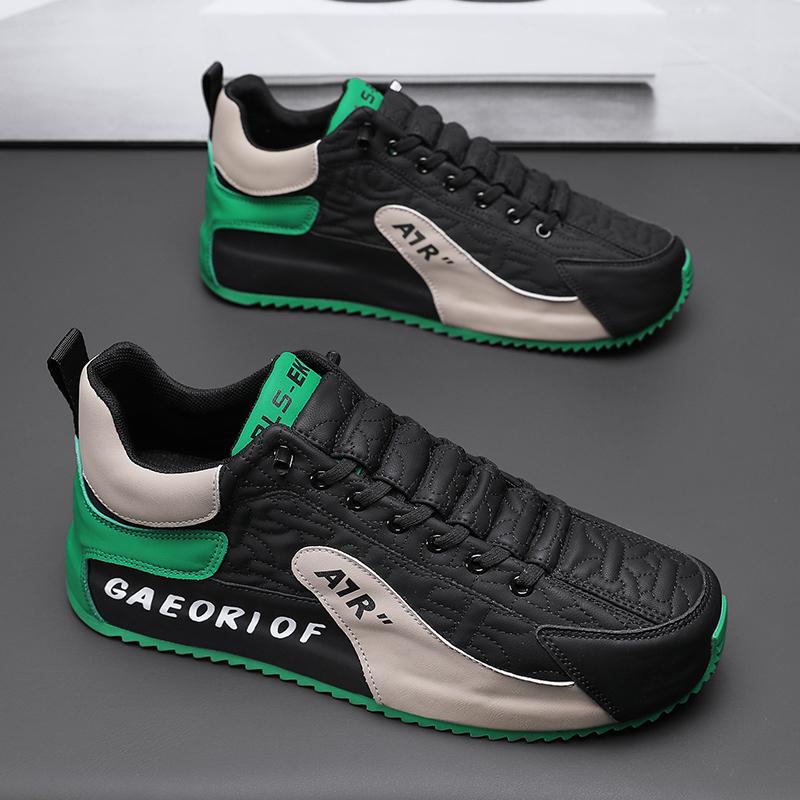 

Мужская обувь на плоской подошве Модный роскошный бренд Нескользящая обувь для бега Мужские кроссовки Весна Дышащий комфорт Повседневная обувь Теннисная спортивная обувь 44