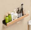 Solid Wood White Bathroom Shelf Corner Shelf Shower Shampoo Cosmetic Shelves Kitchen Storage Rack Bathroom Accessories