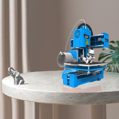 EasyThreed 3D Printer Mini Desktop Printing Machine for Kids 100x100x100mm Print Size Removable