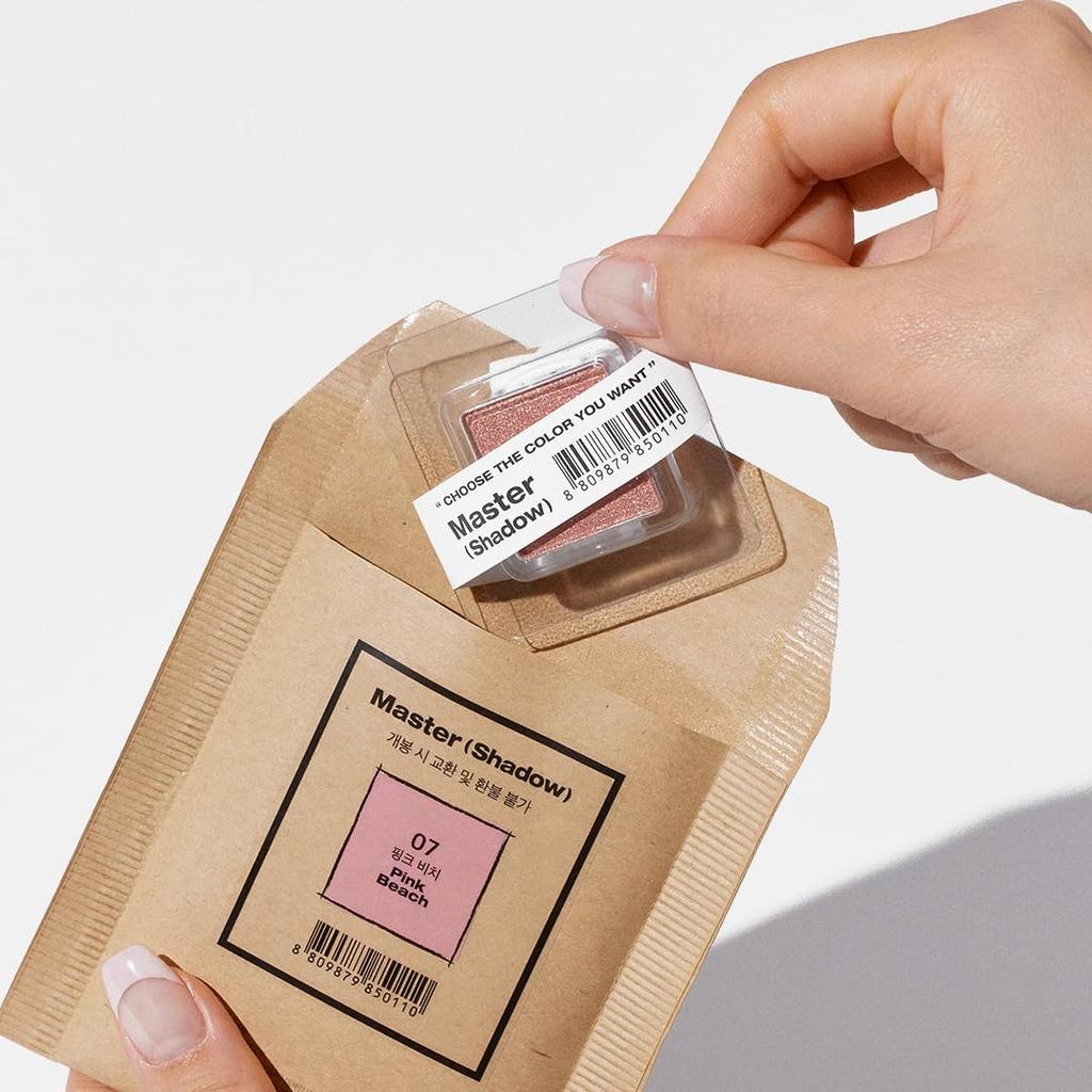 [Tooq Official] One by Genuine In Magnetic Eyeshadow  07 Pink Beach  Powder Eyeshadow  Marknetic Shadow