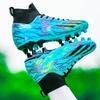 Fußballschuhe Herren AG Stollen TF Gebrochene Nägel Flach Kunstrasen Wettkampf Trainingsschuhe High-Top Fußballschuhe Übergröße 4647