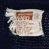 MONTGOMERY WARD 70er Jahre Vintage Langarm Strickjacke 36 Marineblau Damen Gebraucht
