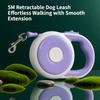 5m samonavíjecí vodítko pro psa Jednoruční brzda Zámek Systém proti tahání Nylonové nezamotávací vodítko pro velké střední psy Venčení