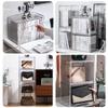 Large Capacity Storage Box Organizer for Figures Acrylic Box Clear Blind Box Showcase Makeup Organizer for Bag