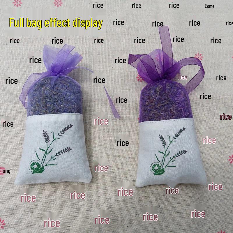 Lavender Scented Sachet Bags - Mesh Cotton Wardrobe Fresheners with Custom Logo Printing