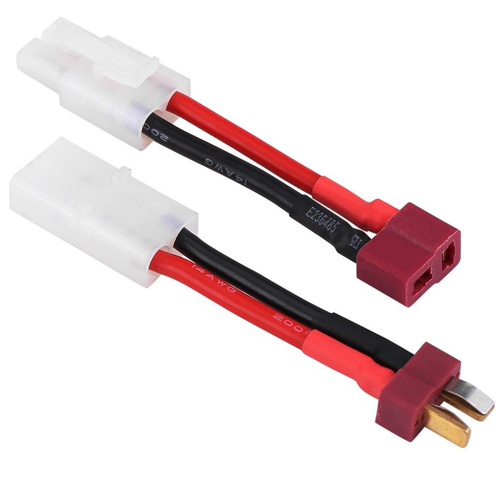Duty Duty 2pcs T Plug To Cable Male to Male Female Adapter Cable 14 RC Wire RC Accessory, to Connect Battery with sy Use