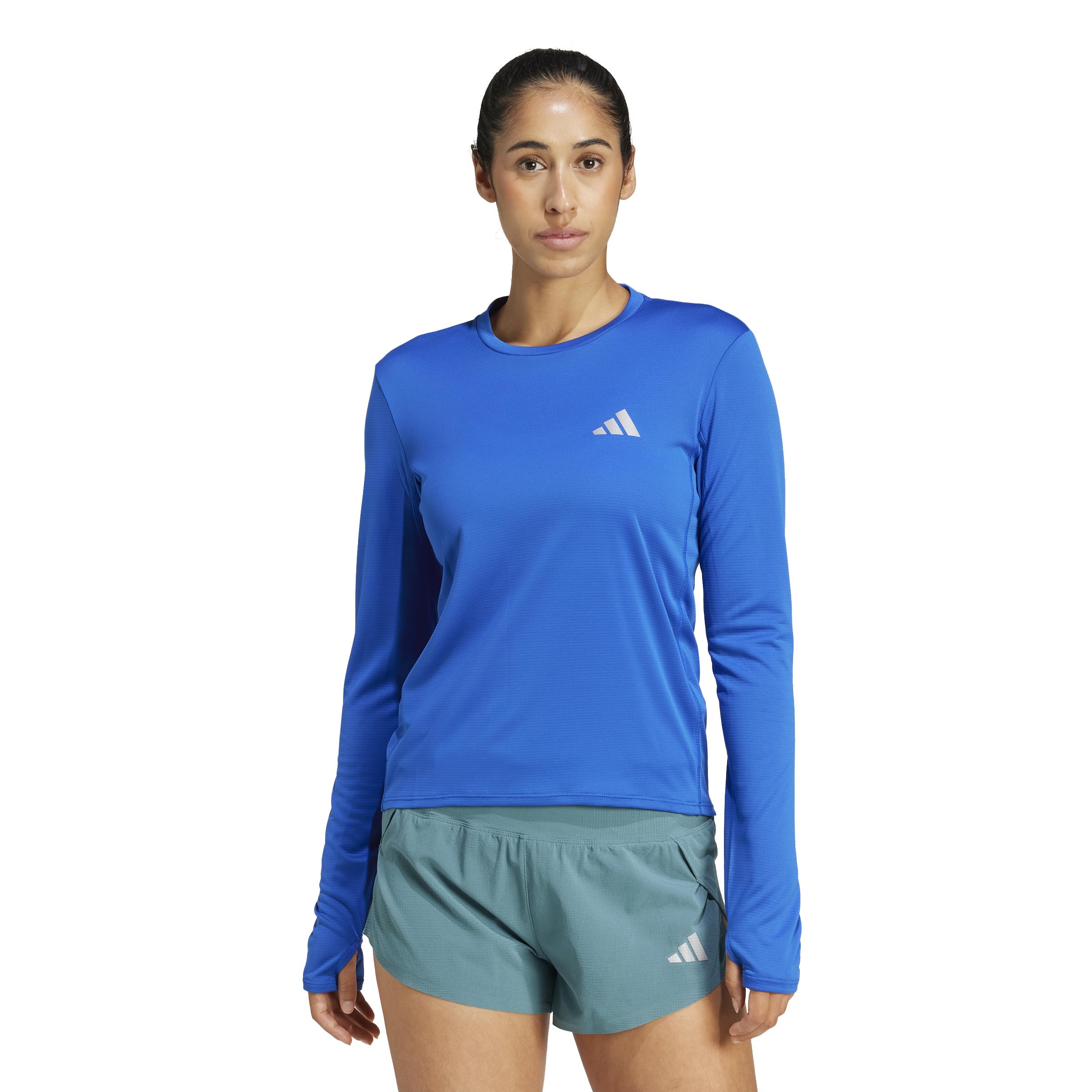 

Adidas Adizero KRY60 Long Sleeve Running Team Royal Blue Women s T-Shirt, (JD1746)