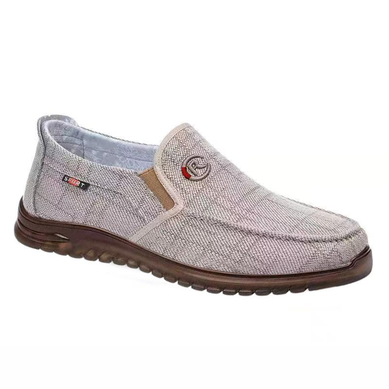 Neue Stoffschuhe Fahrerschuhe atmungsaktive Freizeitschuhe bequeme Papa-Stoffschuhe