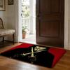 VVenoms Black Metal Band Floor Mat Soft Flannel Absorbent Mat Non-Slip Rug Home Bedroom Bathroom