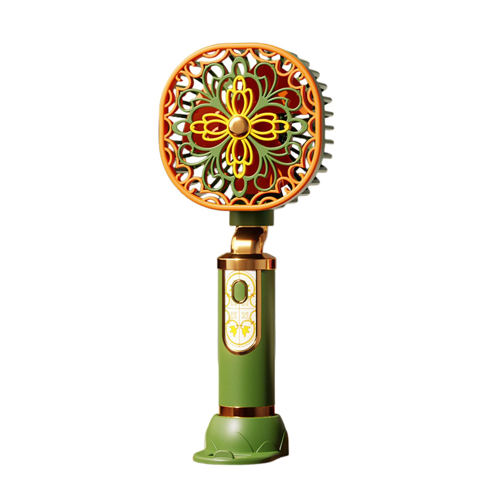 

Desktop Fan, Rechargeable, Suitable For Dormitories, Desks, And Outdoor Use Portable Handheld Fan. One Size зелёный