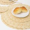 Table Placemat Heat Resistant Cup Handmade Anti-scalding Straw Reusable Hand-woven Braided Coaster Bowl Mat