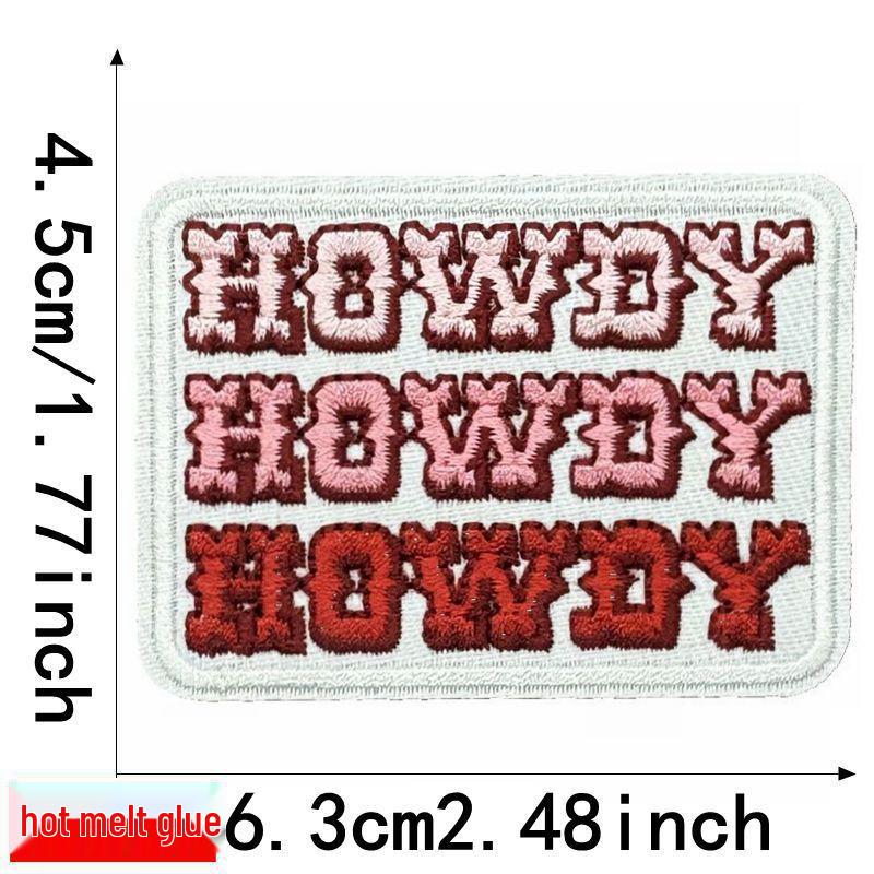 Liteon English Letter Embroidery Patch for Bags, Hats, and Clothing