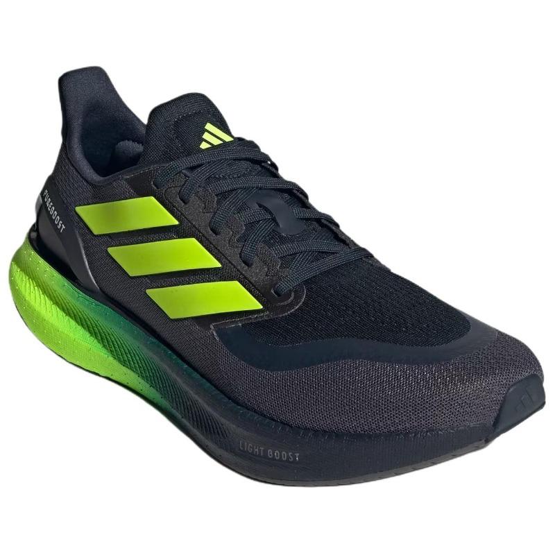 adidas PUREBOOST 5 men low-top casual running shoes black-green JH6446