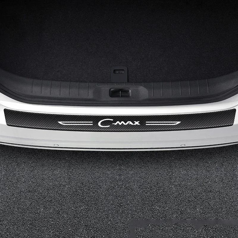 Car Door Threshold Sill Protective Stickers Anti Scratch For Ford C-MAX Logo Protective Film Waterproof Decals Car Accessories