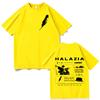 Kpop ATEEZ Halazia Grafik T-Shirts Herren Damen Mode Hip Hop Vintage Kurzarm-T-Shirt Lässig Reine Baumwolle Übergroße T-Shirts