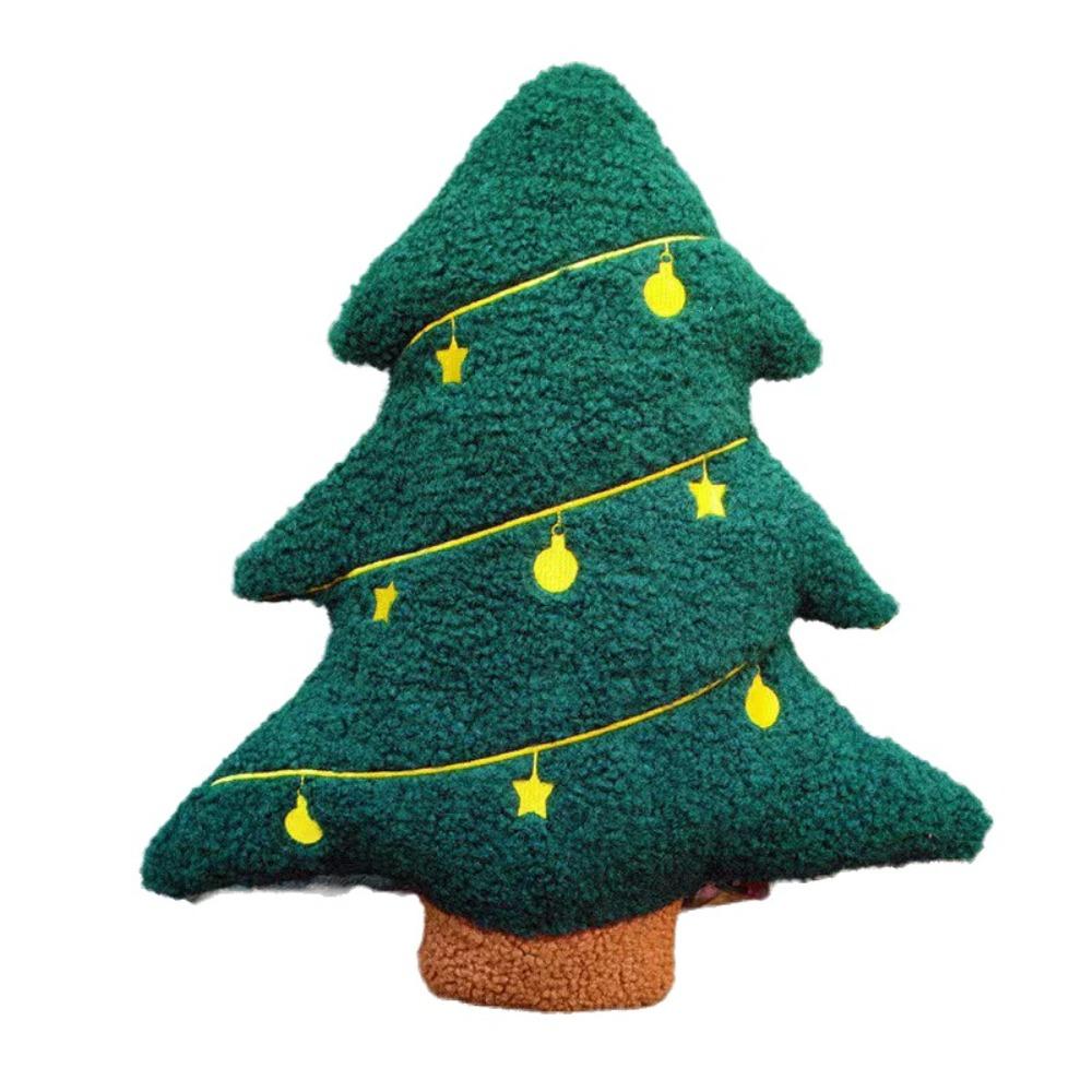Soft Sofa Cushion Big Christmas Tree Plush Toy INS Christmas Throw Pillows Home Party Decoration