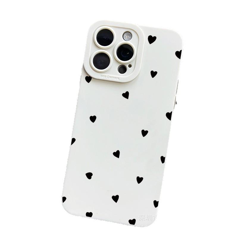 Black love for apple 15 mobile phone case iphone12promax case 14/13/11/XSMAX pupil eye 16
