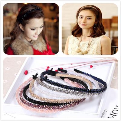 Gift Headdress Girl Headwear Ornament Jewelry Crystal Hair Band Rhinestone Headband