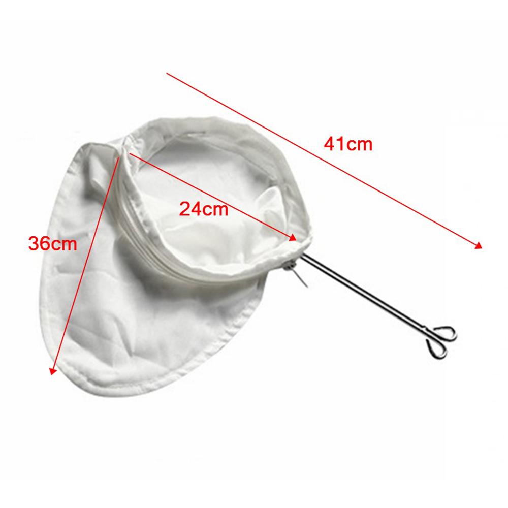 Reusable Fabric Mesh Filter Nut Milk Bag Colander Strainer for Soybean Juice Herb Tea Cold Brew Drip Coffee Filter Kitchen Tool
