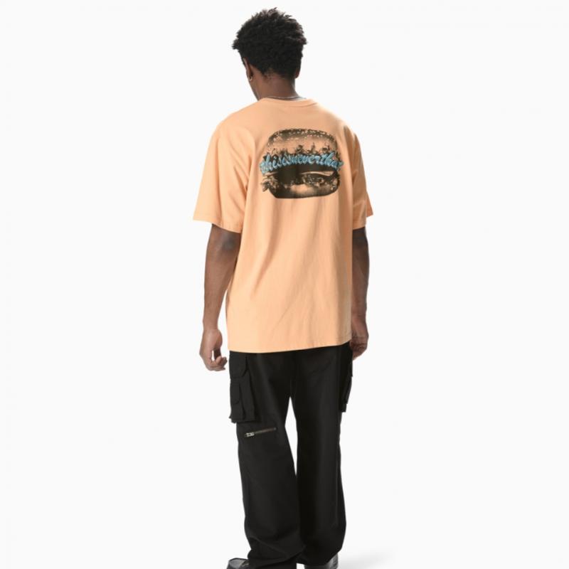 ThIs Is Never That Hamburger Tee Apricot