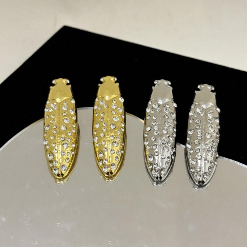 Punk Style Exaggerated Dangle Earrings Rhinestone Personality Earrings Insect Earrings Daily