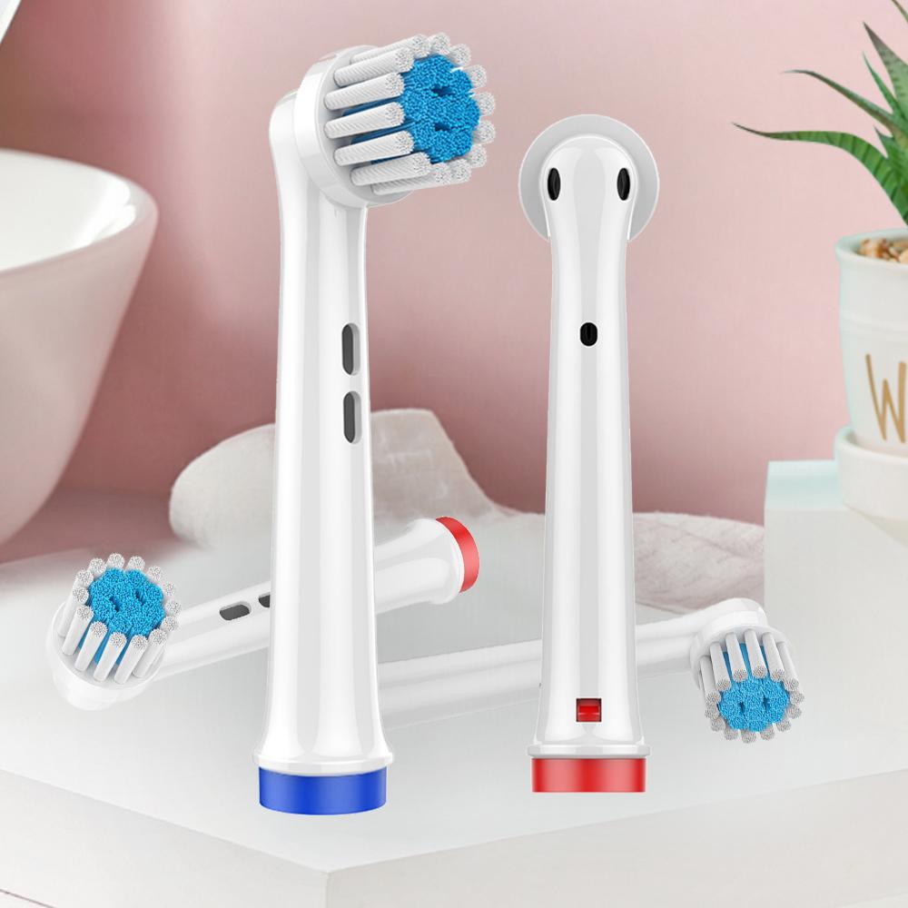 Wrażliwe miękkie wymienne główki szczoteczki do główek szczoteczki do zębów Oral B Kompatybilne z elektryczną szczoteczką do zębów Oral B
