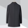 New Winter Middle-aged Wool Coat Dad's Mid-length Double-sided Woolen Business Coat Men's Cashmere Top