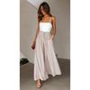 Euro-American Summer Wide-Leg High-Waisted Women's Culottes with Elastic Waistband