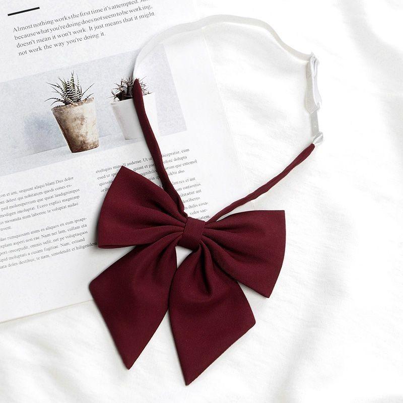 

College Style School Uniform Accessories For Girls With Feather Bowtie For Student Uniforms