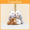 Adorable Cute Beaver Plush Toy Keychain Hangtag Doll Soft Pp Cotton Accessory