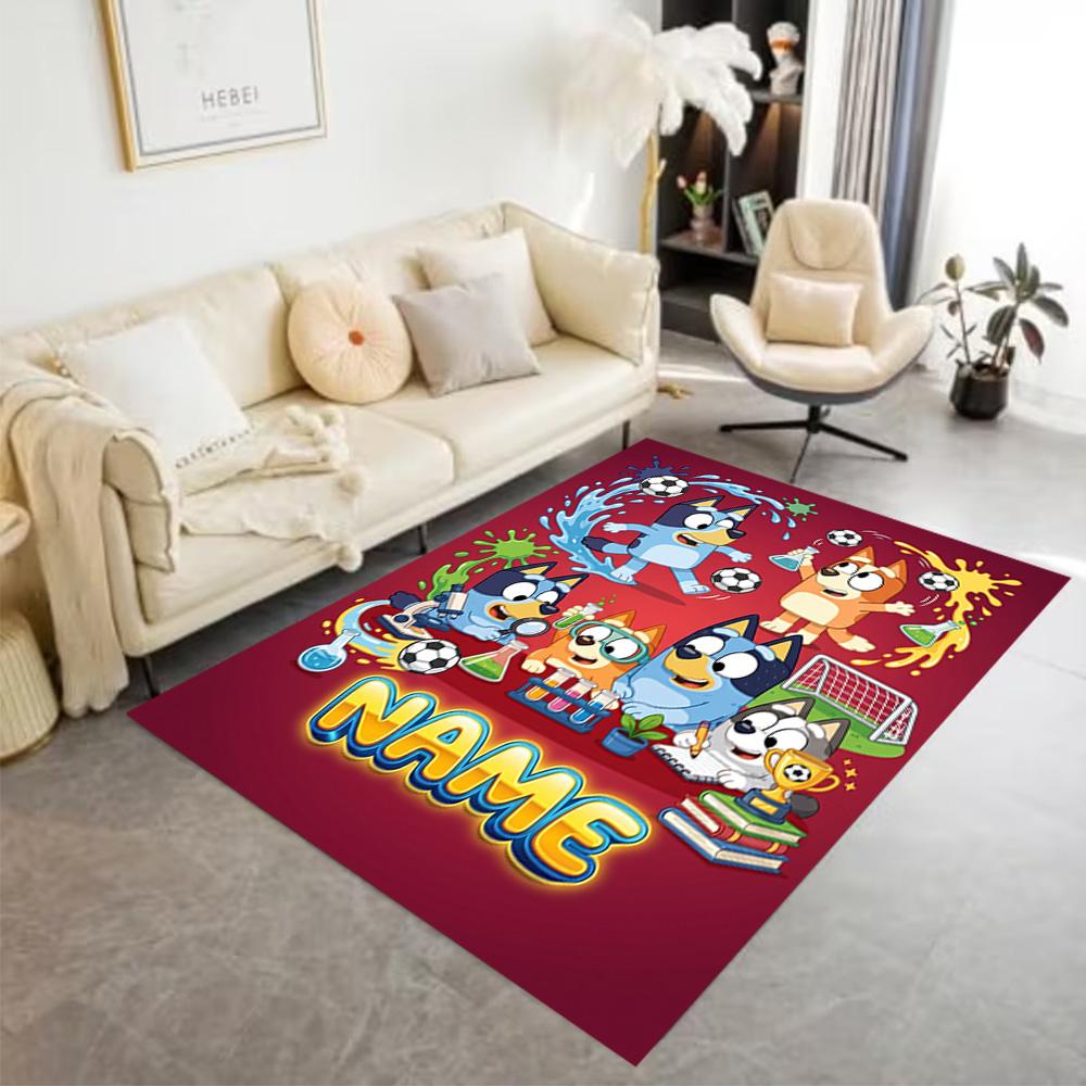 Halloween Costume Party Customize Your Name Carpet Suitable for Foyer Playrooms Kitchen Entryway Anti-slip Rug Decorate Offices Gift for Festivals