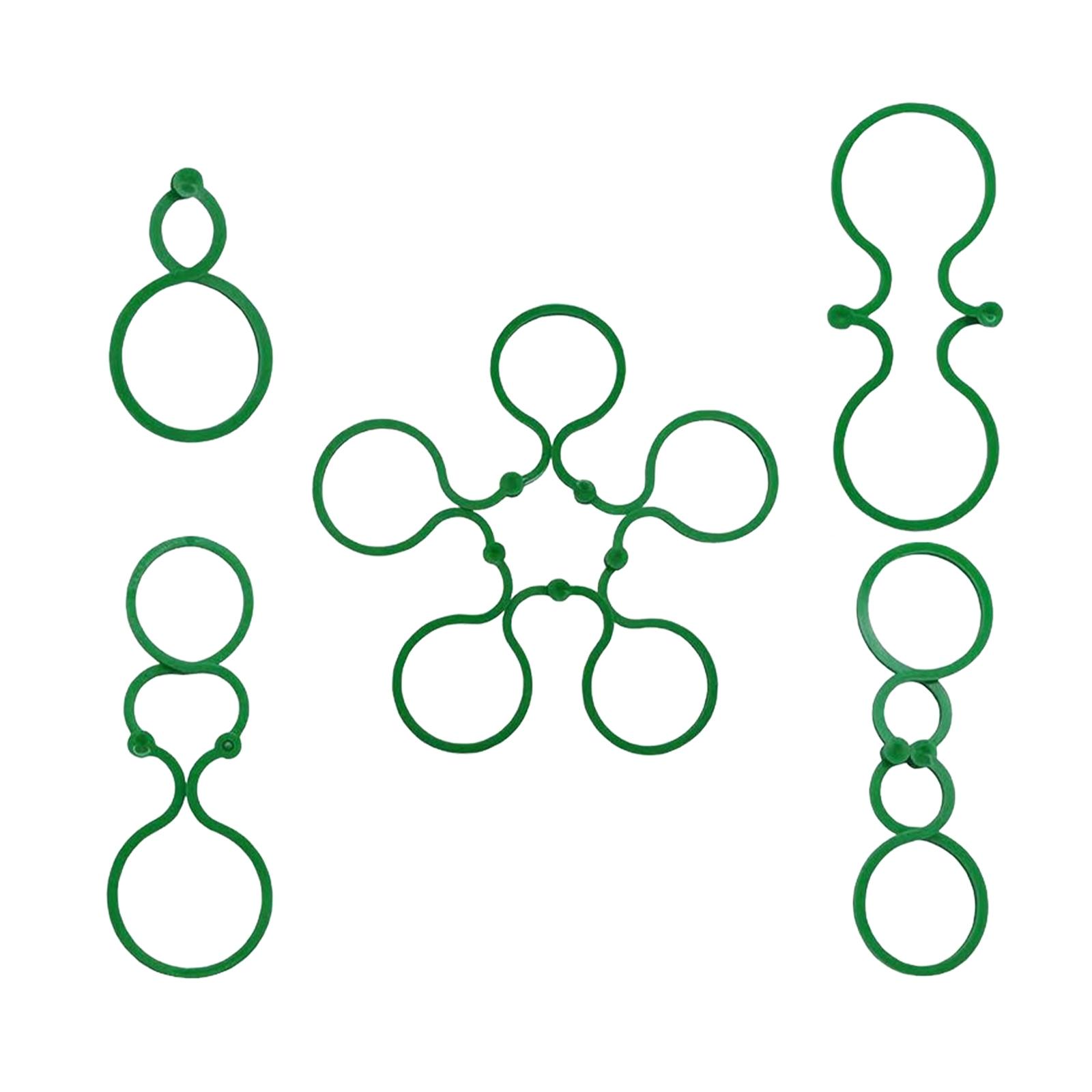 

500 шт. Клипсы для растений для вьющихся растений Садовые клипсы Клипса для поддержки растений для помидоров Садовая клипса для поддержки и закрепления растений