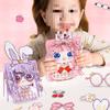 Diy Children Modeling Handmade Paper Cut Toy Hairdresser Doll Dress Creative Up