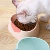 Pet bowl INS wind strawberry eating utensils anti-knock cat food bowl dog food basin drinking water bowl cat food basin