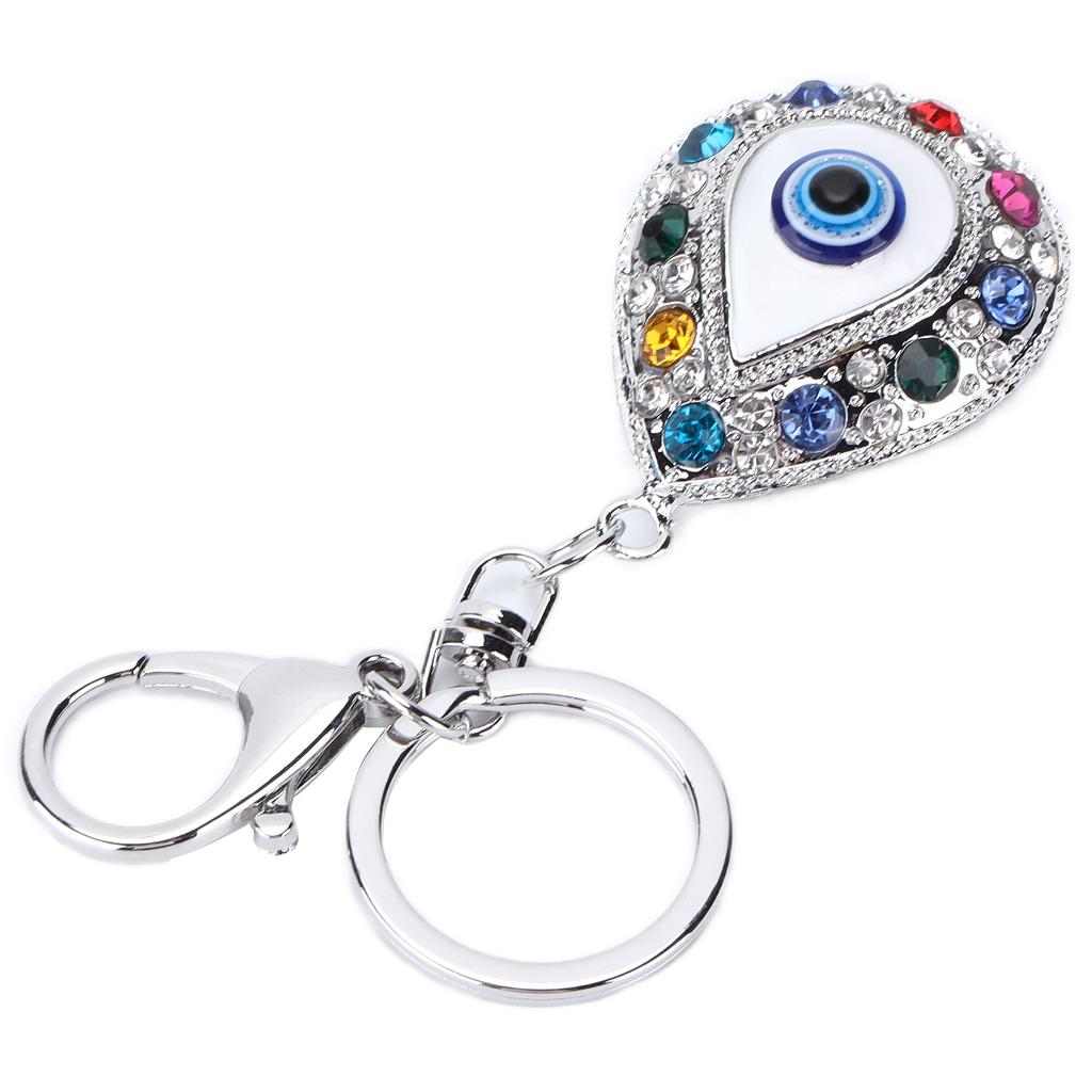 Evil Eye Keychain Durable Portable Colorful Keychain for Handbag Hooks Home Decoration Gifts