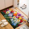 2D Flat-1pc Colorful Doorway Floor Mats , Suitable for entrance, kitchen, living room, rectangular carpet decoration.