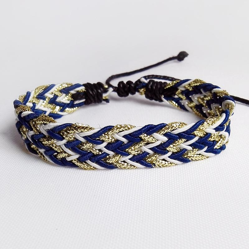 Bracelet Tissé Fait Main Série Originale: Bijoux de mode de rue élégants et personnalisés.