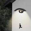 With Motion Sensor Outdoor Curved LED Wall Light  Outside Garden Porch