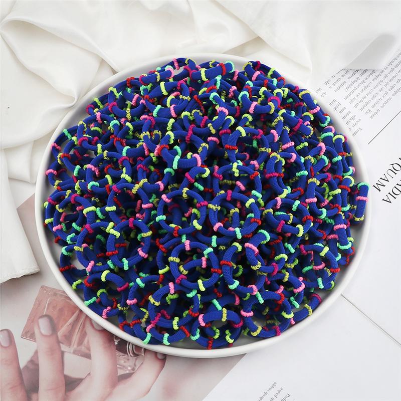 30/50/100 buc/Set Colorate Mici Elastice de Păr Fete Drăguțe Elastice de Păr cu Elasticitate Ridicată Accesorii de Păr pentru Copii Suport Coadă de Cal Bandă de Păr