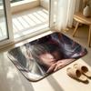 Xavier Shen Xinghui Love and Deepspace Short Plush Rug Carpet Machine Washable Soft Comfortable Anti‑Slip Floor Mat Home Decor