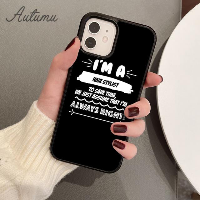

Barber Shop Hair Stylist Phone Case for iPhone 17 Air 15 16 16e 11 12 13 14 Pro Max Plus Cover coque Fundas Shell iPhone 13