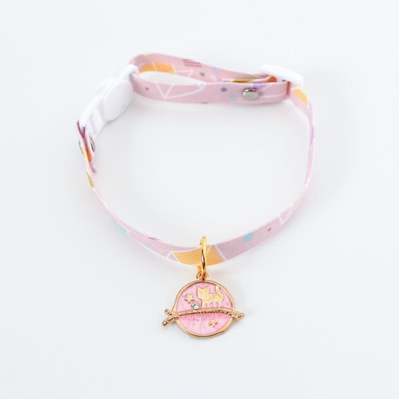 

Cat Collar With Bell Starfish Pet Collar Peach Egg Cats Puppy Collar Pet Supplies for Kitten S(16-32cm)