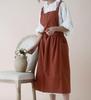 Grembiule da cucina in cotone e lino impermeabile stile letterario
