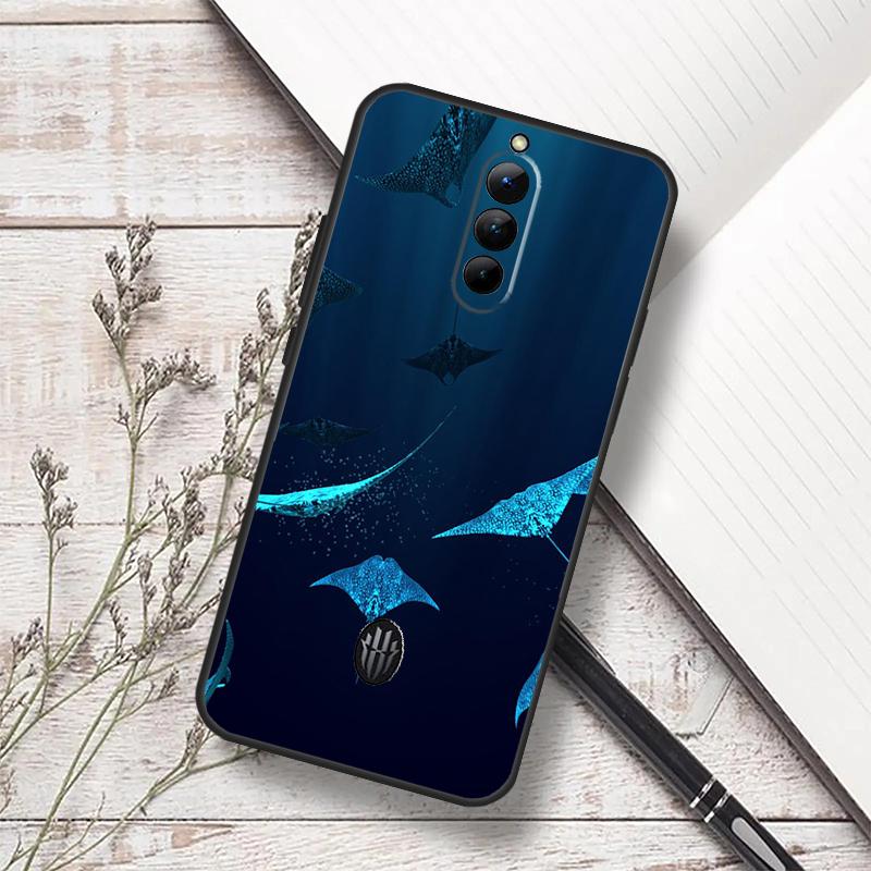 Animal Manta Ray Case For ZTE Nubia Red Magic 10 Air 6S 7S 6 7 Pro RedMagic 8 9 8S 9S 10S 11 Pro Plus Cover