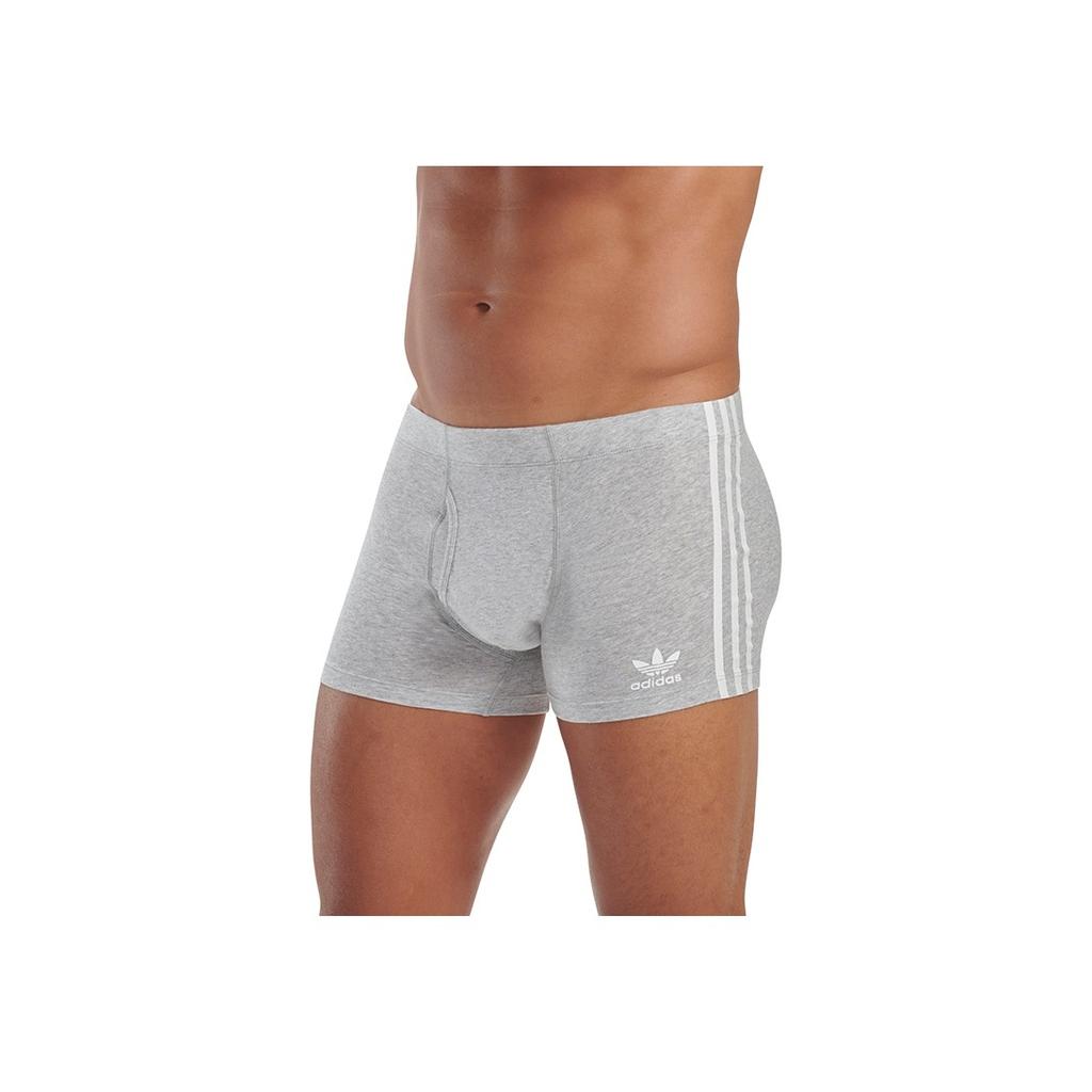 Adidas Originals Einfarbige Anti-Scheuer-Boxershorts 3er-Pack Herren Unterwäsche 4A1M51-937
