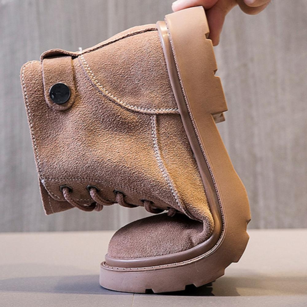 Женские короткие ботинки в британском стиле — фото 9